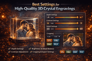 Best crystal engraving settings