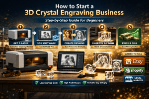 3D crystal engraving business