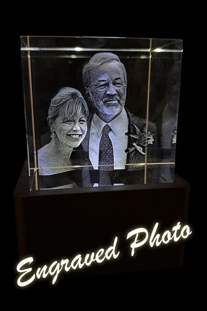 3D crystal engraving software example generated with CrystalMe3D Pro